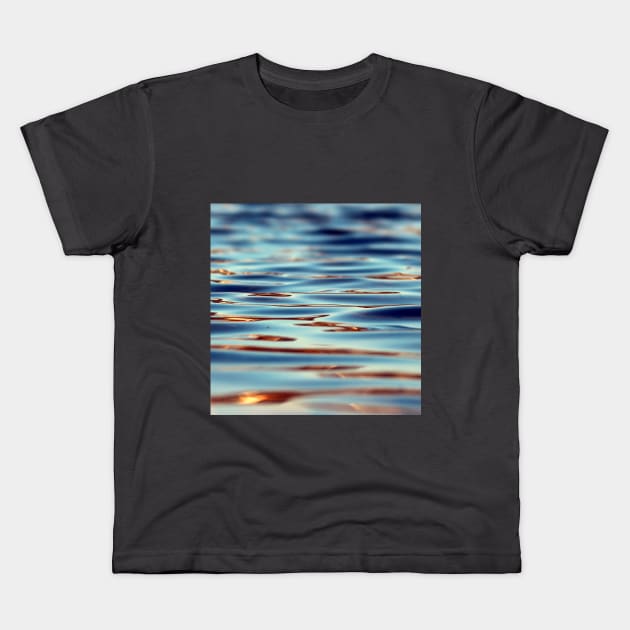 Lake background Kids T-Shirt by AhMath